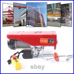 1000KG Electric Winch Scaffold Hoist Winch Crane Garage Cable Lifting Winch