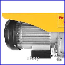 1000Kg Electric Winch Scaffold Crane Workshop Garage Gantry Hoist Cable Lifting