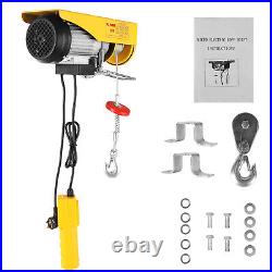 1000Kg Electric Winch Scaffold Crane Workshop Garage Gantry Hoist Cable Lifting