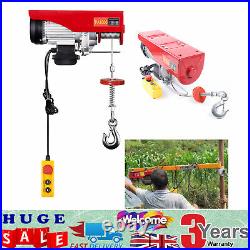 1000kg Electric Pulley Crane Scaffold Hoist Winch Workshop Garage Cable Lift