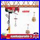 100kg Electric Pulley Crane Scaffold Hoist Winch Workshop Garage Cable Lift