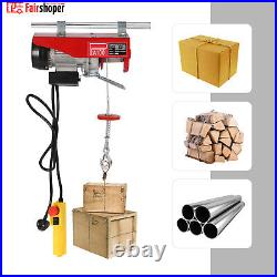 100kg Electric Pulley Crane Scaffold Hoist Winch Workshop Garage Cable Lift