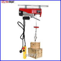 100kg Electric Pulley Crane Scaffold Hoist Winch Workshop Garage Cable Lift