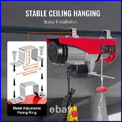 440LBS Electric Winch, Steel Electric Lift, 110V Electric Hoist With14Ft Remote