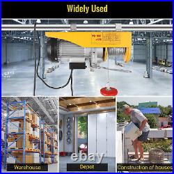 800KG Electric Winch Scaffold Hoist Winch Crane Workshop Garage Lifting Set 20m
