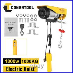 800/1000KG Electric Winch Scaffold Hoist Winch Crane Workshop Garage Lifting UK