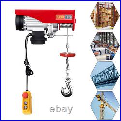 800/1000KG Workshop Garage Winch Electric Hoist Lift Mounted 220V 1300W 1600W UK