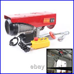 800/1000kg Electric Winch Scaffold Hoist Winch Crane Workshop Garage Cable Lift