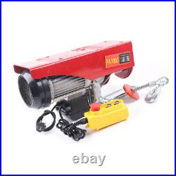 800/1000kg Electric Winch Scaffold Hoist Winch Crane Workshop Garage Cable Lift