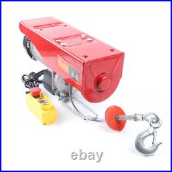 800/1000kg Electric Winch Scaffold Hoist Winch Crane Workshop Garage Cable Lift