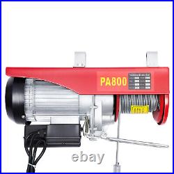 800 /1000kg Electric Winch Scaffold Hoist Winch Crane Workshop Garage Cable Lift