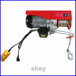 800kg Electric Hoist Winch Lifting Engine Crane Ceiling Pulley Overhead Crane