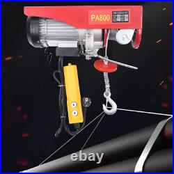 800kg Electric Hoist Winch Lifting Engine Crane Ceiling Pulley Overhead Crane UK