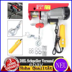 800kg Electric Hoist Winch Lifting Engine Crane Ceiling Pulley Overhead Crane UK