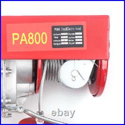 800kg Electric Hoist Winch Lifting Engine Crane Ceiling Pulley Overhead Crane UK