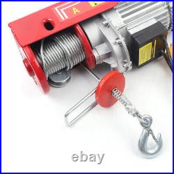 800kg Electric Hoist Winch Lifting Engine Crane Ceiling Pulley Overhead Crane UK