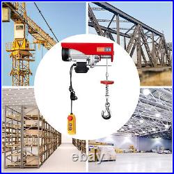 800kg Electric Pulley Crane Winch Motor Winch Rope Lifting Winch Rope Winch