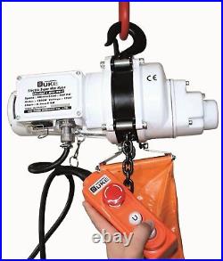 Duke 500kg Single Phase 110v Industrial Electric Lifting Chain Hoist 3-30mtr