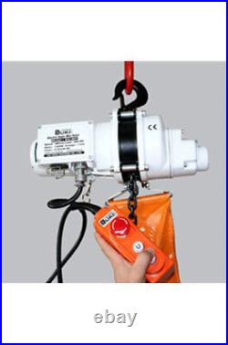 Electric Chain Hoist 250kg SWL 110 volt Less Than 0.5