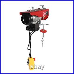 Electric Hoist 110V Garage Electric Winch 1763lbs with Remote Control