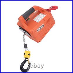 Electric Hoist Portable Power Electric Winch Crane With Remote Control 500KG HOT