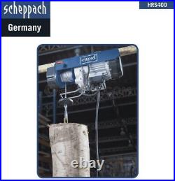 Electric Winch Hoist Crane Scaffold Cable Lifting 200/400kg Scheppach Hrs400