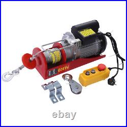 Electric Winch Lifting Hoist 1300w 800kg Scaffold Hoist Workshop Garage Lift UK