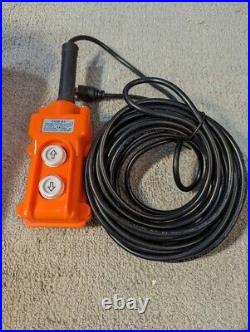 Portable Electric Hoist with Wired & Wireless Remote Control 100Kg/220Lb