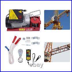 Professional 440 LBS Electric Hoist Winch Crane With Wireless Remote Control